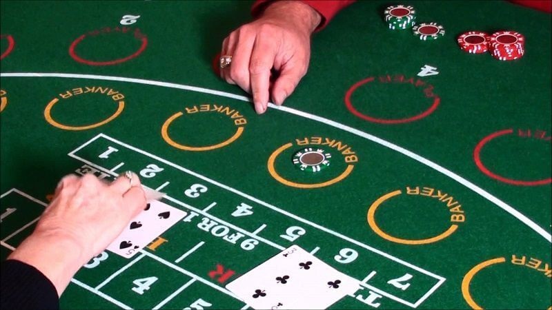 Baccarat-Banker抽到第三张牌的概率